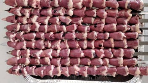 לבבות על שיפודים